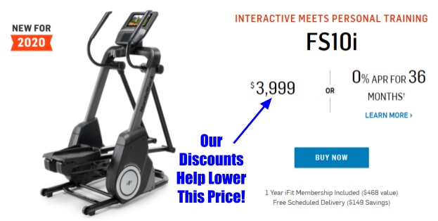 NordicTrack FreeStride Trainer FS10i Image