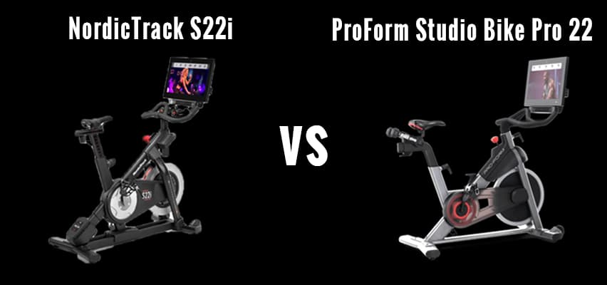 NordicTrack S22i v ProForm Studio Bike Pro 22 